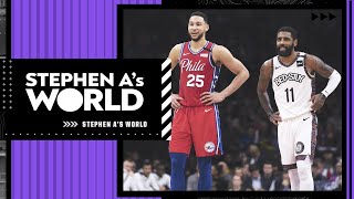 Stephen A questions if the Nets should trade Kyrie Irving for Ben Simmons 🤔  Stephen A’s World [upl. by Earl668]