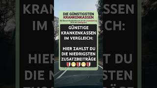 Günstige Krankenkassen 2024  krankenversicherung vergleich geld [upl. by Morrison946]