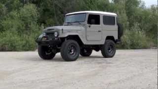 ICON FJ40 65 New School Restored And Modified Toyota Land Cruiser FJ40 Hard top [upl. by Llenna]