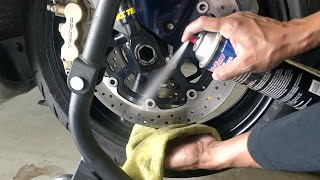 Deglazing Motorcycle Brake Rotors [upl. by Josie]