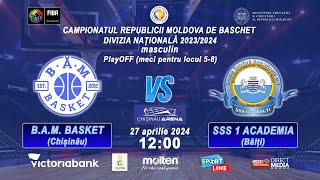 164 National Division 202324BAM BASKET  SSS 1 ACADEMIA masc PlayOFFlocul 5827042024 [upl. by Dihsar237]