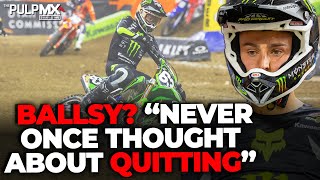 Cameron Mcadoo Recounts BALLSY Ride in Detroit Confirms Preseason Crash amp Injury  Supercross 2024 [upl. by Anecuza]