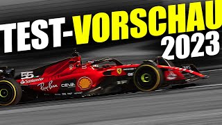 Formel 1 2023 Alles zum einzigen Test mit den neuen F1Autos  Vorschau [upl. by Leora484]