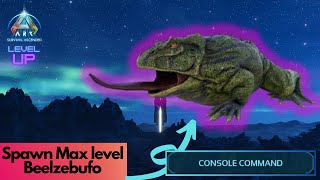 Tamed Beelzebufo Spawn Command  Ark Survival Ascended [upl. by Yanetruoc]