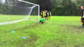 Crazy Catch goalkeeper training with just4keepers [upl. by Yesor]