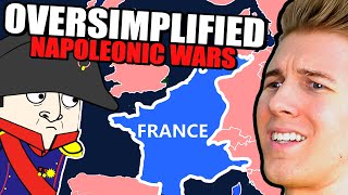 Californian Man Reacts to quotThe Napoleonic Warsquot OverSimplified Reaction [upl. by Ahsito724]