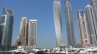 VAE Dubai Marina und Wolkenkratzer Skyscraper on Dubai Marina Дубай Марина دبی مارینا مرسى دبي‎‎ [upl. by Ahsienel]