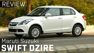 Maruti Suzuki Swift DZire  Video Review  ZigWheels [upl. by Cynara]