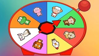 Learning animal car color figurines Kids game club [upl. by Suinotna806]