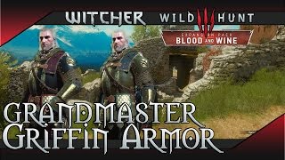 The Witcher 3 Blood and Wine  Grandmaster Griffin School Gear Set Location Scavenger Hunt [upl. by Damita]