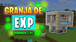 GRANJA DE EXPERIENCIA 50 niveles en 1 minuto para Minecraft Bedrock 121 [upl. by Halak765]