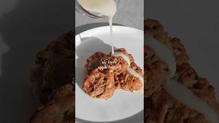 air fryer apple fritters 🍎 recipe below easyrecipes [upl. by Nylavad]