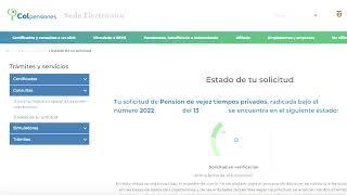 Consultar el estado de un trámite en Colpensiones es muy fácil [upl. by Sidoney876]