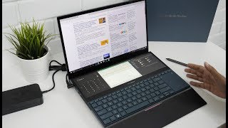 Asus Zenbook Pro Duo Laptop Overview It has 2 Screens [upl. by Nrubua]