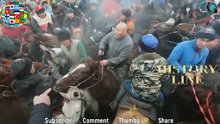 KOKBORU Turkic Horse Game ROUGHEST SPORT IN THE WORLD  WARNING Extreme Violence  Kyrgyz Masters [upl. by Divadnoj]