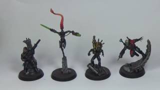 Warhammer 40k Assassins  Callidus Eversor Vindicare and Culexus  Pro Painted Showcase [upl. by Nueormahc753]