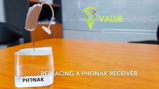 Replacing a Phonak Receiver Audeo [upl. by Ynehpets375]