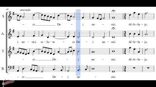 Choir chór Viderunt omnes fines terrae  M Zieleński  Soprano  score [upl. by Azile]