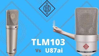 Neumann U87Ai vs Neumann TLM 103 FINALLY HEAR THE DIFFERENCE [upl. by Trudey]