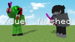 flxshed dueled me on his MinecraftServer  Hexalandxyz  hexaland [upl. by Primo]