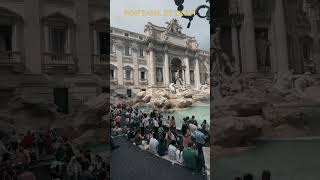 Fontana di Trevi Rome italy travel romeitaly fontanaditrevi di Trevi [upl. by Nosac840]