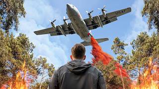 How the Air Force Uses C130s to Fight Wildfires [upl. by Marilee]