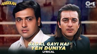 Badal Gayi Hai Yeh Duniya  Sanjay Dutt  Govinda  Udit Narayan  Roop Kumar Rathod  Hindi Song [upl. by Ataymik]