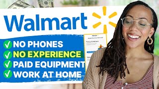 Walmart is Hiring 🏪  Work From Home Jobs No Phones No Experience [upl. by Eibbed582]