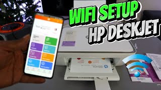 How To Connect HP DESKJET 2810e Printer To WIFI Network [upl. by Derick]