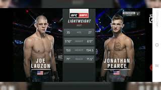 Joe Lauzon vs Jonathan Pearce ufcboston [upl. by Rojas863]