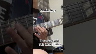 Ornithology peterbernstein transcription jazz guitar gibsones175 charlieparker ジャズギター ジャズ [upl. by Enos]