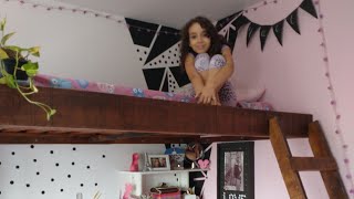 DIY Cama Suspensa estilo Mezanino Fácil por menos de R 15000 [upl. by Tu]