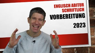 Abitur Englisch 2023  das OFFIZIELLE VIDEO zur Vorbereitung🙂 [upl. by Notslah]