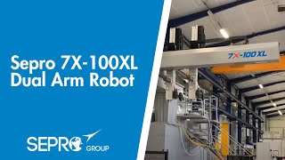 Sepro 7X100XL Dual Arm robot [upl. by Ttelrahc926]