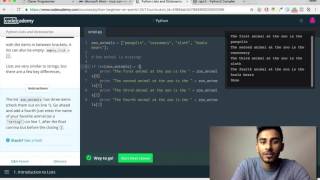 Codecademy  Python Tutorial 7 [upl. by Shutz245]