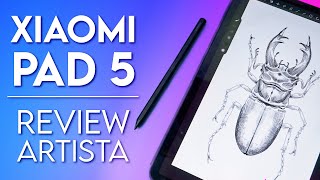 ¿Mala para dibujar XIAOMI PAD 5  Xiaomi Smart Pen  Artist review [upl. by Esau]