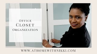 IKEA CLOSET ORGANIZATION amp TOUR  TECH ORGANIZATION  OFFICE TIPS [upl. by Harelda]