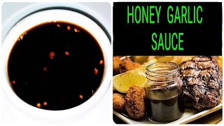 Super Easy Honey Garlic Sauce For Dipping Sauce amp Marinade [upl. by Salocin]