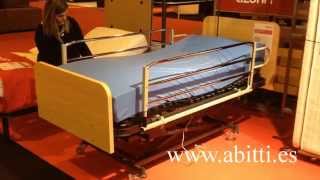 Cama geriátrica articulada 90x190 elevable con motor eléctrico  somier multilaminas [upl. by Cade]