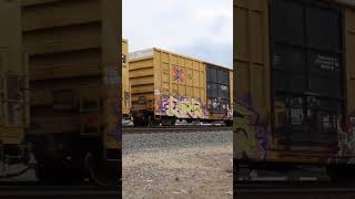 Really neat lashup in Elkhart train railroad railfans shortvideos railfaning [upl. by Sissie439]