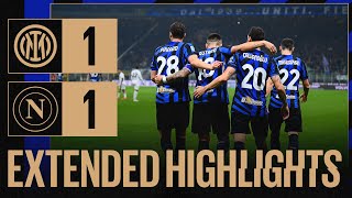 UNA GRANDE BATTAGLIA 👊  INTER 11 NAPOLI  EXTENDED HIGHLIGHTS 📺⚫🔵 [upl. by Erihppas]