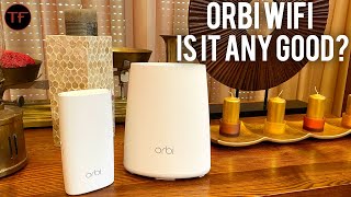 Netgear Orbi Mesh WiFi Review  Is it worth it RBK30 AC2200 [upl. by Jeaz]