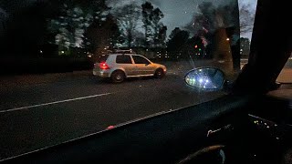 “💥POV Cruise with a Random VW Golf Driver in my Catless E46 [upl. by Erdei990]