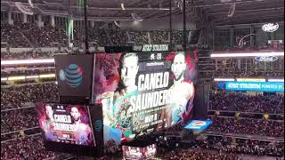 National Anthem At The Canelo Fight [upl. by Malanie]