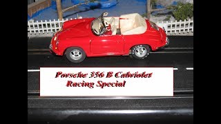 Porsche 356 Cabriolet Slot Car Racer on test track BUT IT NOW [upl. by Derman]