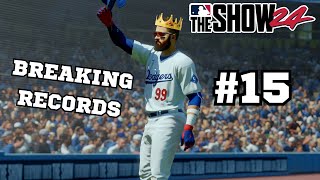 MLB The Show 24 Road To The Show Right Field  EP15  Breaking Records [upl. by Ferdinande]