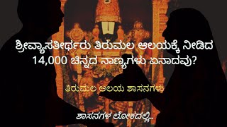 ವ್ಯಾಸತೀರ್ಥರ ತಿರುಮಲೆ ಶಾಸನ  ಶಾಸನ ಲೋಕ  ವಿಜಯನಗರ ಸಾಮ್ರಾಜ್ಯ Shasanagala Loka  Epigraphy in Kannada [upl. by Afatsum]