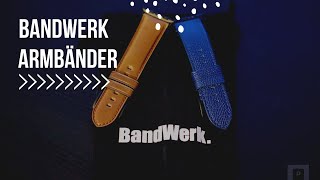 Apple Watch 7 Leder Armbänder von BandWerk [upl. by Ocram]