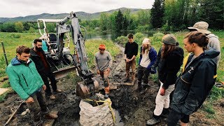 Ben Falk’s Spring Box Install  Harvesting Water Without Electricity [upl. by Aoht262]