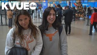 Texas fans hit the skies to support the Longhorns in Atlanta [upl. by Lew]